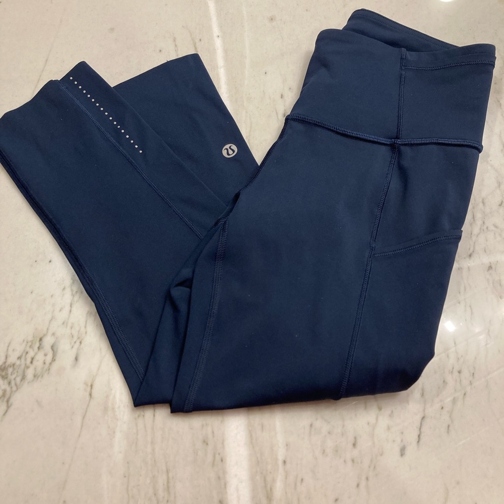 Lululemon Swift Speed High Rise Cropped Leggings 21” Size 4